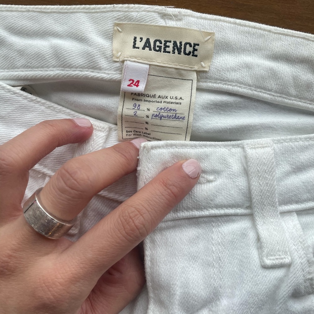 L’agence cropped skinny jeans